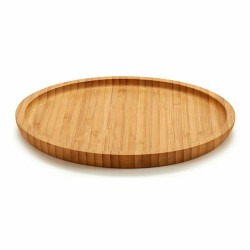 Bandeja de Aperitivos Marru00f3n Bambu00fa 20 x 1,5 x 20 cm (12 Unidades)