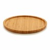 Bandeja de Aperitivos Marru00f3n Bambu00fa 20 x 1,5 x 20 cm (12 Unidades)