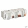 Set de Vasos Transparente Vidrio (90 ml) (24 Unidades)