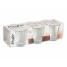 Set de Vasos Transparente Vidrio (90 ml) (24 Unidades)