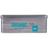 Caja para Infusiones Organic Tea Gris Hojalata (11 x 7,1 x 18 cm) (24 Unidades)