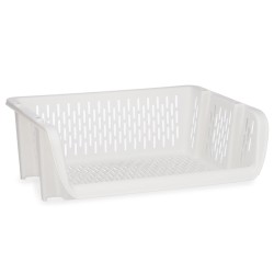 Cesta para verduras Blanco Polipropileno (30 x 13,5 x 38,7 cm) (24 Unidades)