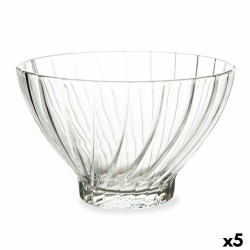 Set de Cuencos Transparente Vidrio (u00d8 10,8 x 7 cm) (290 ml) (5 Unidades)