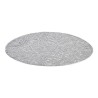 Salvamantel Plateado Plu00e1stico (u00d8 38 cm) (12 Unidades)