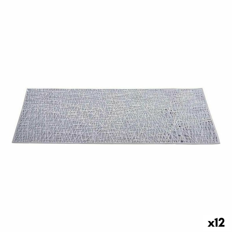 Salvamantel Plateado Plu00e1stico (45 x 0,01 x 30 cm) (12 Unidades)