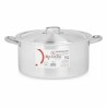 Cacerola Con Tapa Plateado Aluminio 12,5 L (3 Unidades)