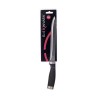 Cuchillo de Cocina 3,5 x 33 x 2 cm Plateado Negro Acero Inoxidable Plu00e1stico (12 Unidades)