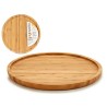 Bandeja de Aperitivos Marru00f3n Bambu00fa 24,7 x 1,5 x 24,7 cm (12 Unidades)