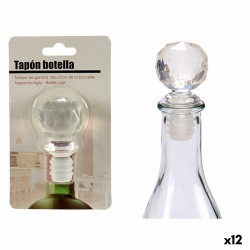 Tapu00f3n hermu00e9tico para botella Transparente 3,5 x 14,5 x 8,5 cm Bola (12 Unidades)