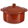 Olla con Tapa Barro cocido 1,5 L 22 x 14,5 x 20 cm (4 Unidades)