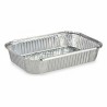 Set de Fuentes de Cocina Desechable Con Tapa Aluminio 21 x 6 x 30,5 cm (24 Unidades)