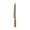 Cuchillo de Cocina 3 x 33,5 x 2,5 cm Plateado Marru00f3n Acero Inoxidable Bambu00fa (12 Unidades)