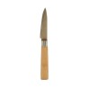 Cuchillo Pelador Plateado Marru00f3n Acero Inoxidable Bambu00fa 22 x 19,5 x 2 cm (12 Unidades)