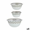 Set de Cuencos Stefanplast Tosca Con Tapa Beige Plu00e1stico (4 Unidades)