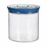 Bote Stefanplast Tosca Hermu00e9tico Azul Plu00e1stico 700 ml 11,7 x 11 x 11,7 cm (12 Unidades)