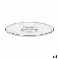 Tapa Stefanplast Tosca Transparente Plu00e1stico 23,5 x 2 x 23,5 cm (12 Unidades)