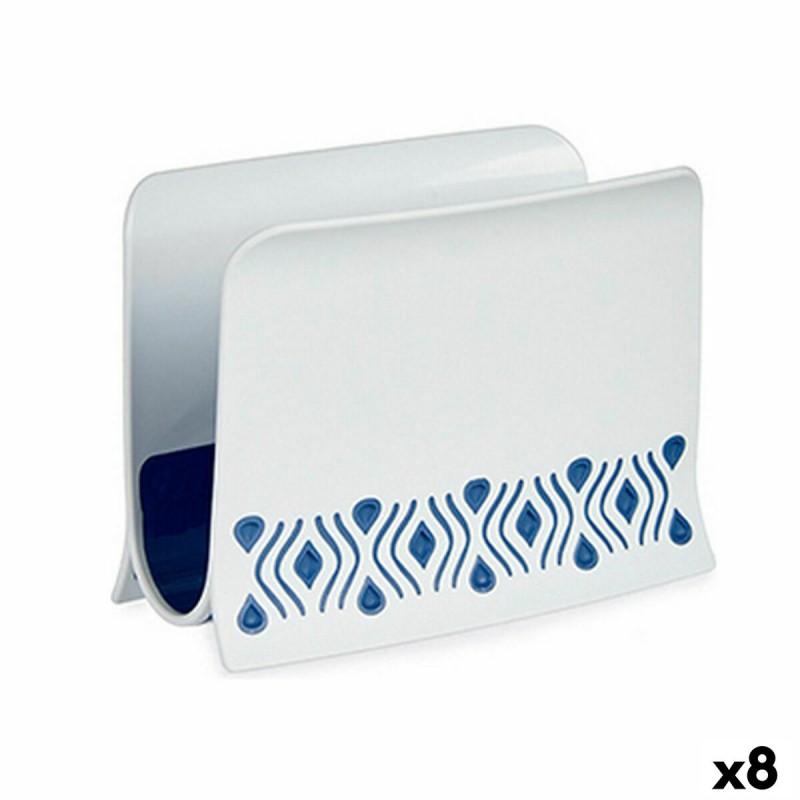 Servilletero Stefanplast Tosca Azul Plu00e1stico 8,8 x 11 x 15 cm (8 Unidades)