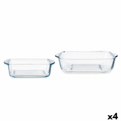 Set de Fuentes de Cocina Borcam Cuadrada (4 Unidades)