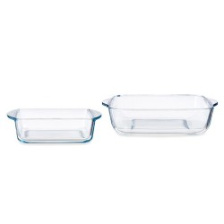 Set de Fuentes de Cocina Borcam Cuadrada (4 Unidades)