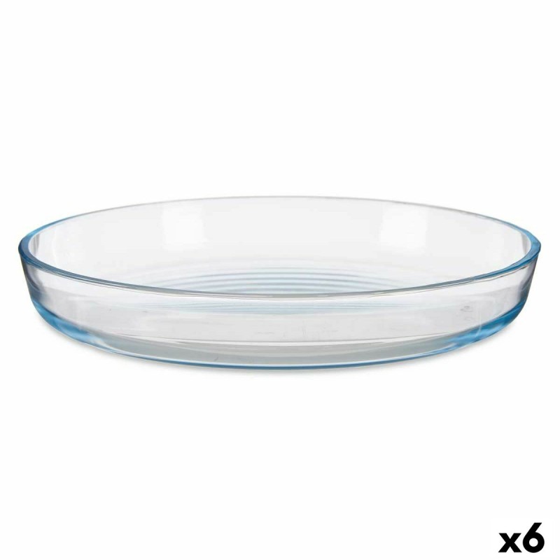 Bandeja para Horno Transparente Vidrio de Borosilicato 31,5 x 5 x 31,5 cm (6 Unidades)