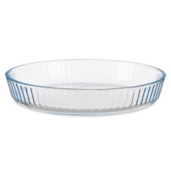 Bandeja para Horno Transparente Vidrio de Borosilicato 25,5 x 4,5 x 25,5 cm (6 Unidades)