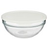 Fiambrera Redonda con Tapa Chefs Blanco 1,135 L 17,2 x 7,6 x 17,2 cm (4 Unidades)