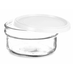 Fiambrera Redonda con Tapa Blanco Plu00e1stico 415 ml 12 x 6 x 12 cm (24 Unidades)