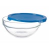 Fiambrera Redonda con Tapa Chefs Azul 595 ml 14 x 6,3 x 14 cm (6 Unidades)