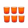 Set de Vasos Bistro Rojo Vidrio 380 ml (4 Unidades)