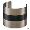 Termu00f3metro para Vino Plateado Negro Acero Inoxidable (12 Unidades)