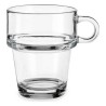 Taza Apilable Transparente Vidrio 270 ml (24 Unidades)