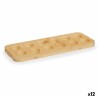 Huevera Marru00f3n Bambu00fa 40 x 3,4 x 40 cm (12 Unidades)