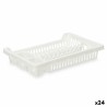 Escurridor para Fregadero Blanco Plu00e1stico 42,5 x 7 x 29,5 cm (24 Unidades)