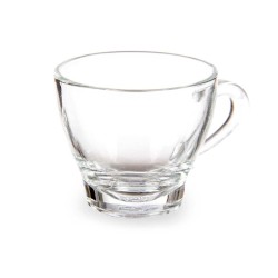 Juego de Tazas de Cafu00e9 Transparente Vidrio 80 ml (24 Unidades)