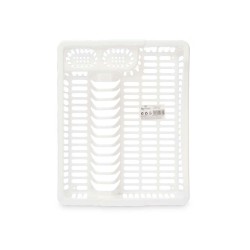 Escurridor para Fregadero Blanco Plu00e1stico 45,5 x 8 x 36,5 cm (12 Unidades)