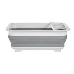 Escurridor de Cocina Plegable Blanco Gris Polipropileno TPR 37,9 x 29,3 x 12 cm (6 Unidades)