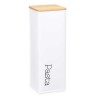 Bote Metu00e1lico Pasta Blanco Metal 8 x 26,5 x 8 cm (6 Unidades)