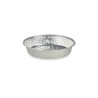 Set de Fuentes de Cocina Desechable Redondo Aluminio 21,5 x 5,5 x 21,5 cm (12 Unidades)