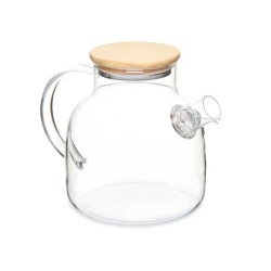 Jarra con Filtro para Infusiones Bambu00fa Vidrio de Borosilicato 1,2 L 22 x 16 x 14 cm (6 Unidades)