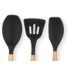 Set de Utensilios para Cocina Madera Silicona (6 Unidades)