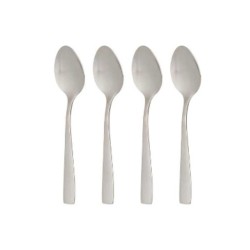 Set de Cucharas Postre Plateado Acero Inoxidable 2,7 x 13,5 x 0,3 cm (12 Unidades)