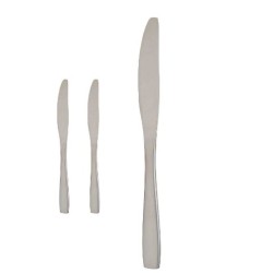 Set de Cuchillos 55,5 x 2 x 0,5 cm Plateado Acero Inoxidable (12 Unidades)