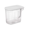 Organizador para Nevera Gris Transparente Plu00e1stico 2,5 L 20,5 x 17 x 13 cm (24 Unidades)