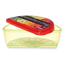 Fiambrera Frutas y Vegetales Multicolor Plu00e1stico 23 x 8 x 13 cm (24 Unidades)