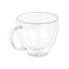 Taza Transparente Vidrio de Borosilicato 140 ml (24 Unidades)