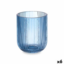 Vaso Rayas Azul Cristal 270...