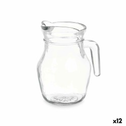 Jarra Transparente Vidrio 500 ml (12 Unidades)