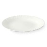 Plato Llano Blanco 24 x 2 x 24 cm (24 Unidades)