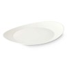 Plato Llano Blanco Vidrio 30,5 x 3 x 26 cm (18 Unidades)