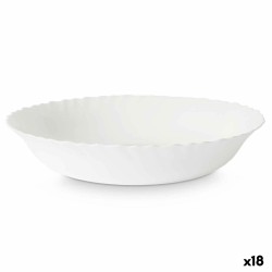 Ensaladera Blanco Vidrio 27,5 x 5,5 x 27,5 cm (18 Unidades)